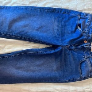 Dark Blue Low Rose Jeggings